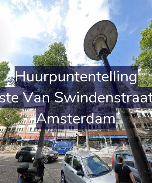 Foto gevel Huurpuntentelling voor Eerste Van Swindenstraat 73, Amsterdam