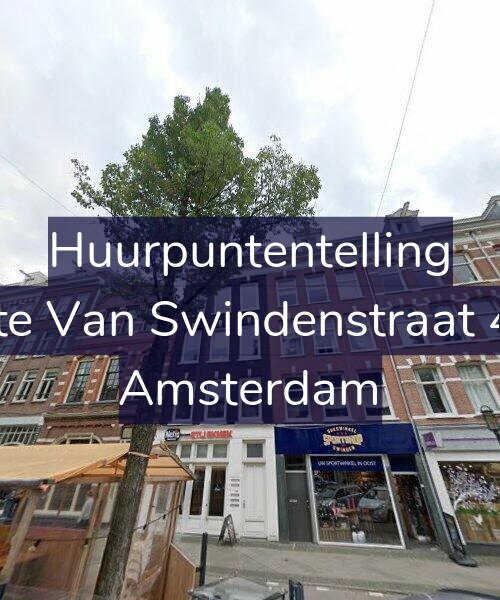 Foto gevel Huurpuntentelling voor Eerste Van Swindenstraat 40-D, Amsterdam