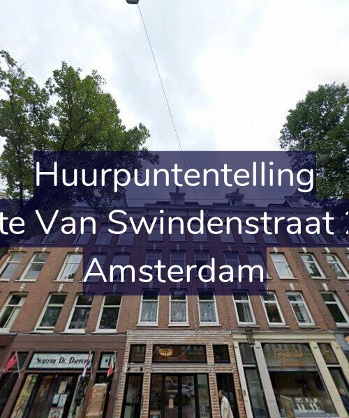 Foto gevel Huurpuntentelling voor Eerste Van Swindenstraat 20-2, Amsterdam