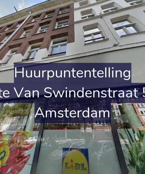 Foto gevel Huurpuntentelling voor Eerste Van Swindenstraat 56-A, Amsterdam