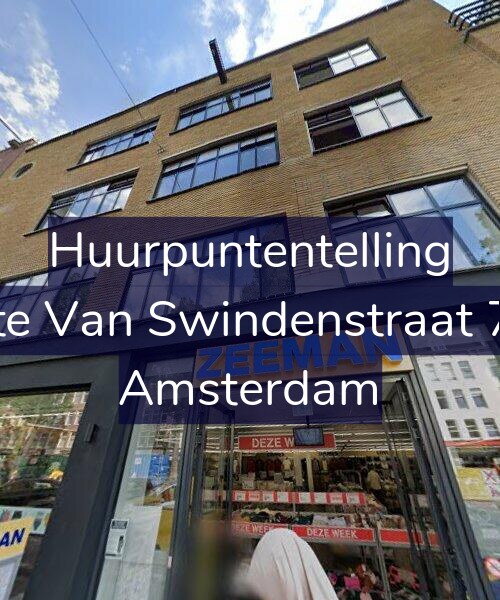 Foto gevel Huurpuntentelling voor Eerste Van Swindenstraat 76-M, Amsterdam