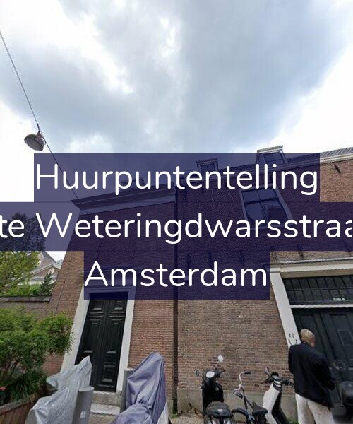 Foto gevel Huurpuntentelling voor Eerste Weteringdwarsstraat 93, Amsterdam