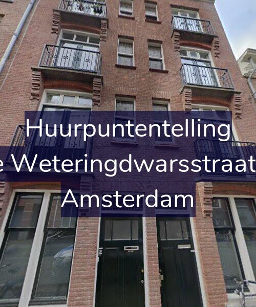 Foto gevel Huurpuntentelling voor Eerste Weteringdwarsstraat 34-H, Amsterdam