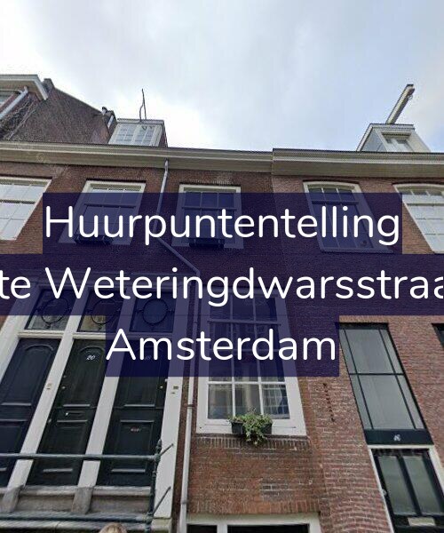 Foto gevel Huurpuntentelling voor Eerste Weteringdwarsstraat 18, Amsterdam