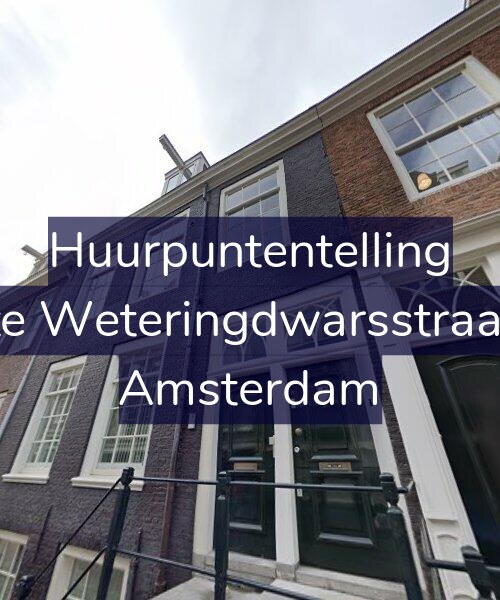 Foto gevel Huurpuntentelling voor Eerste Weteringdwarsstraat 4-1, Amsterdam