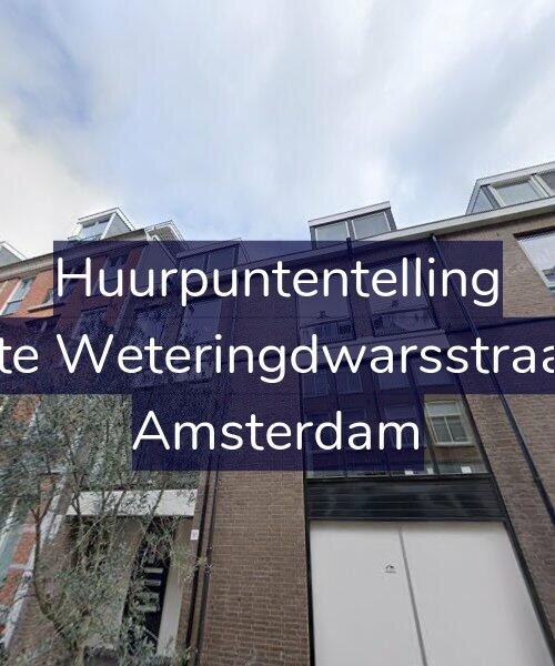 Foto gevel Huurpuntentelling voor Eerste Weteringdwarsstraat 75, Amsterdam