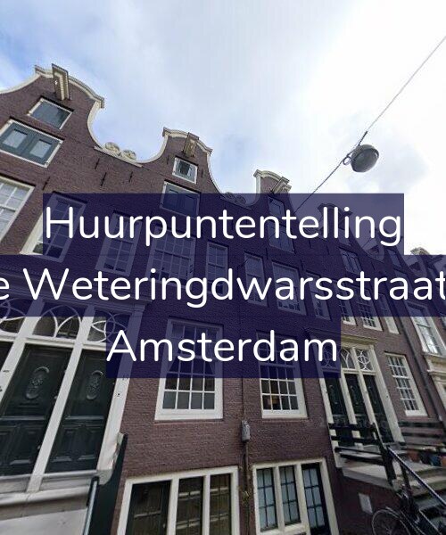 Foto gevel Huurpuntentelling voor Eerste Weteringdwarsstraat 15-1, Amsterdam