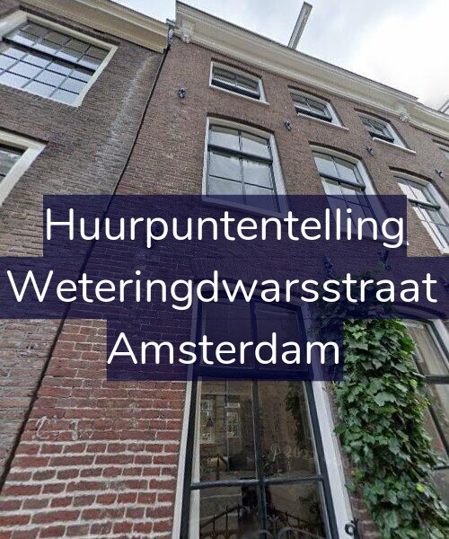 Foto gevel Huurpuntentelling voor Eerste Weteringdwarsstraat 68-A2, Amsterdam