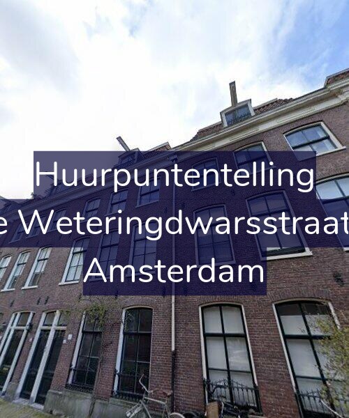 Foto gevel Huurpuntentelling voor Eerste Weteringdwarsstraat 66-1, Amsterdam