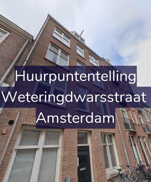 Foto gevel Huurpuntentelling voor Eerste Weteringdwarsstraat 36-HR, Amsterdam