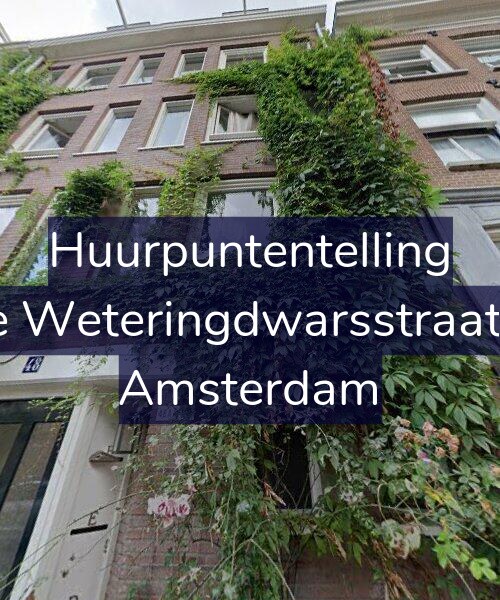 Foto gevel Huurpuntentelling voor Eerste Weteringdwarsstraat 48-A, Amsterdam