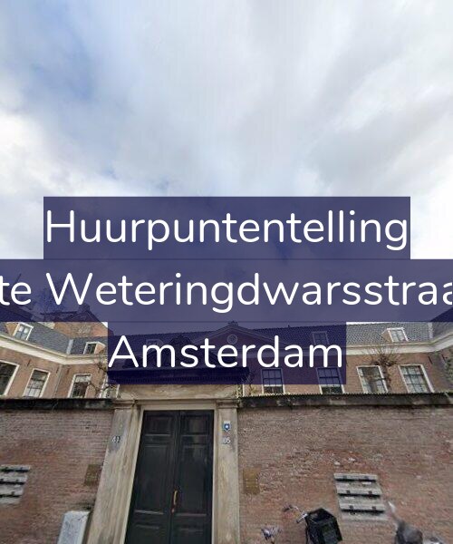 Foto gevel Huurpuntentelling voor Eerste Weteringdwarsstraat 97, Amsterdam