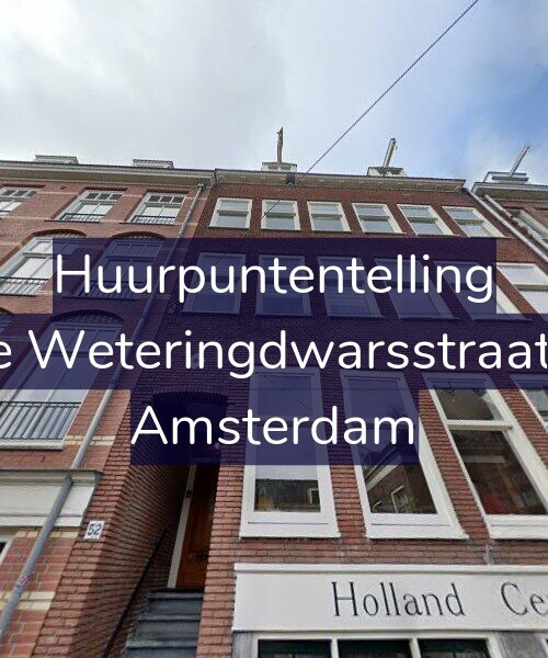 Foto gevel Huurpuntentelling voor Eerste Weteringdwarsstraat 52-3, Amsterdam