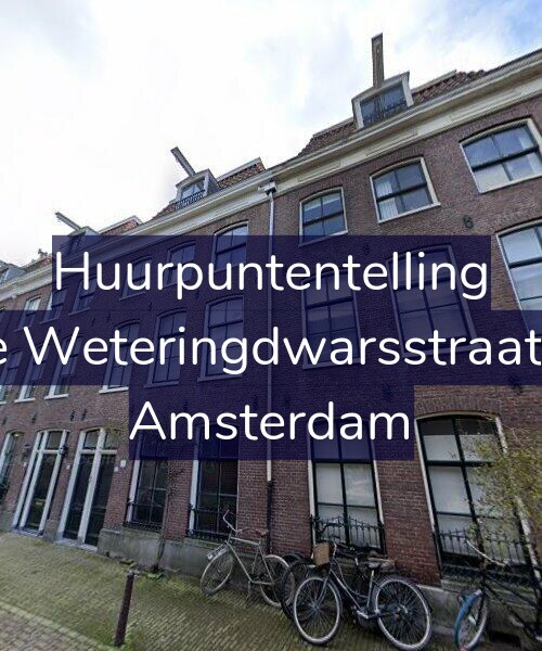 Foto gevel Huurpuntentelling voor Eerste Weteringdwarsstraat 66-H, Amsterdam
