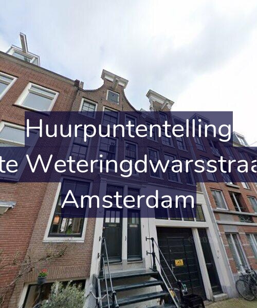 Foto gevel Huurpuntentelling voor Eerste Weteringdwarsstraat 59, Amsterdam
