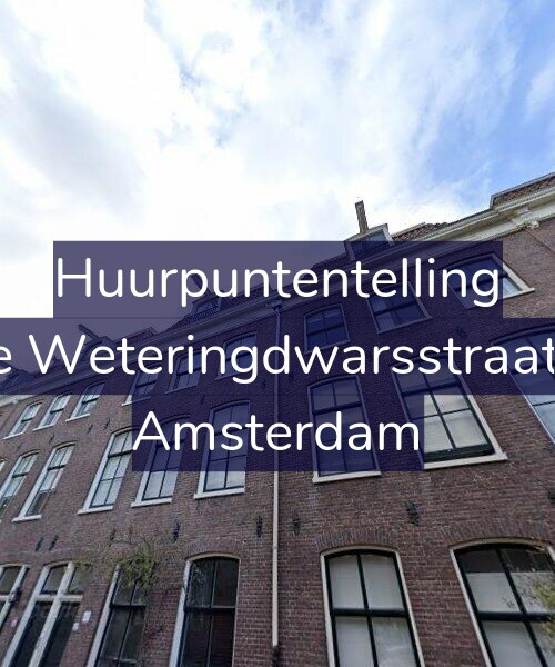Foto gevel Huurpuntentelling voor Eerste Weteringdwarsstraat 66-2, Amsterdam