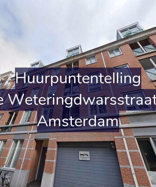 Foto gevel Huurpuntentelling voor Eerste Weteringdwarsstraat 65-E, Amsterdam