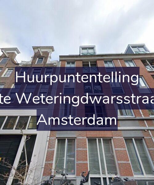 Foto gevel Huurpuntentelling voor Eerste Weteringdwarsstraat 63, Amsterdam