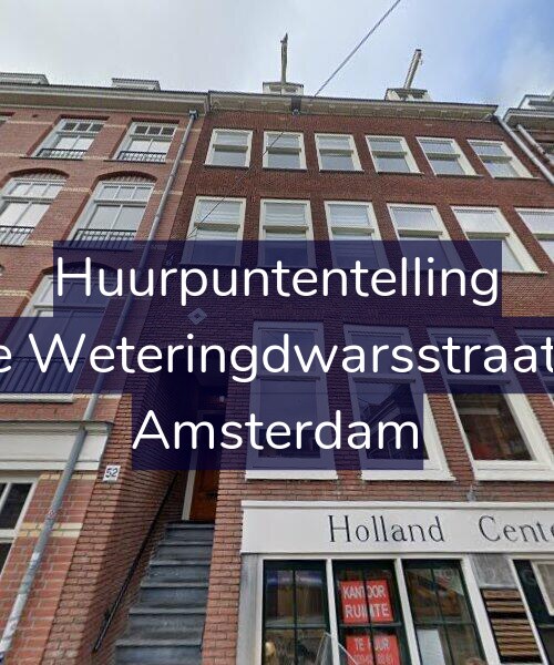Foto gevel Huurpuntentelling voor Eerste Weteringdwarsstraat 52-1, Amsterdam