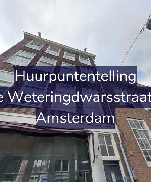 Foto gevel Huurpuntentelling voor Eerste Weteringdwarsstraat 22-2, Amsterdam