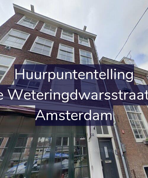 Foto gevel Huurpuntentelling voor Eerste Weteringdwarsstraat 22-1, Amsterdam
