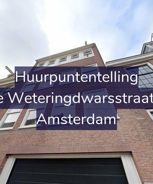Foto gevel Huurpuntentelling voor Eerste Weteringdwarsstraat 60-2, Amsterdam