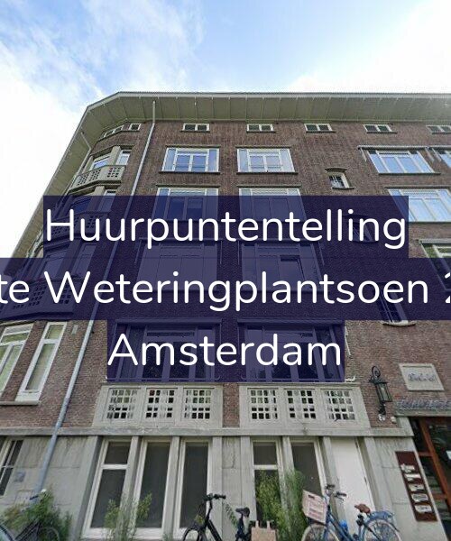 Foto gevel Huurpuntentelling voor Eerste Weteringplantsoen 2-B3, Amsterdam