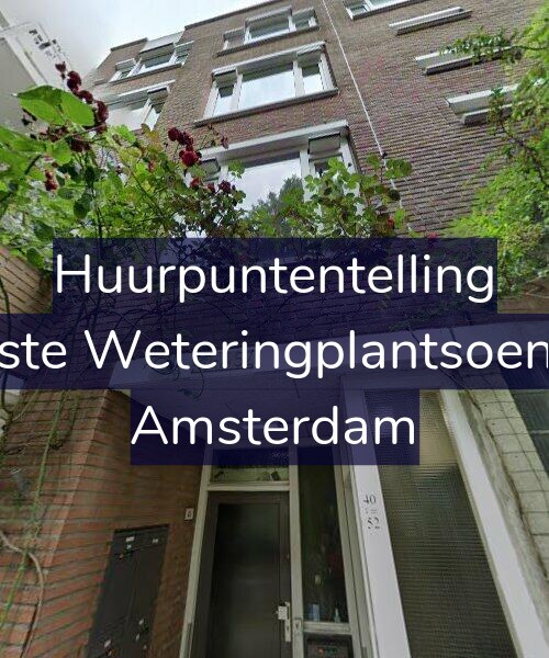 Foto gevel Huurpuntentelling voor Eerste Weteringplantsoen 52, Amsterdam