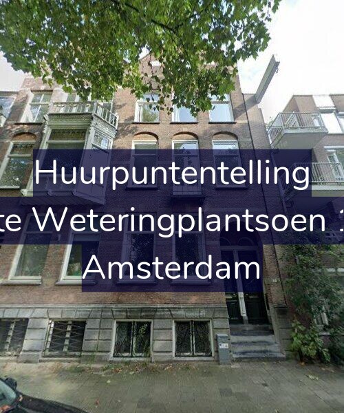 Foto gevel Huurpuntentelling voor Eerste Weteringplantsoen 10-H, Amsterdam