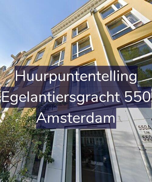 Foto gevel Huurpuntentelling voor Egelantiersgracht 550, Amsterdam