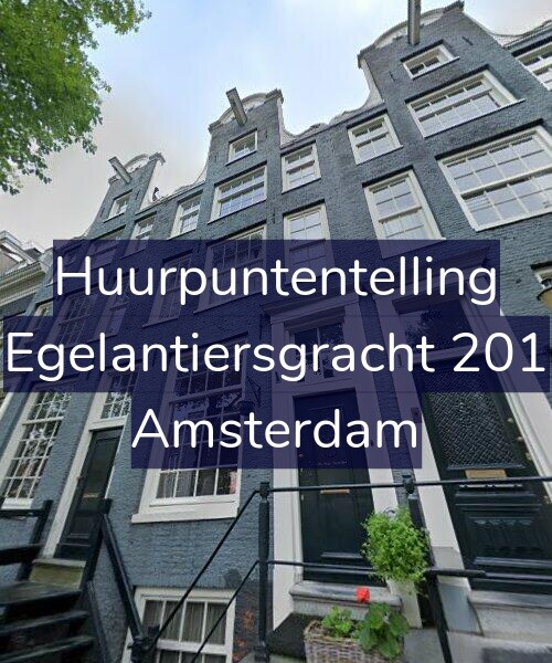 Foto gevel Huurpuntentelling voor Egelantiersgracht 201, Amsterdam