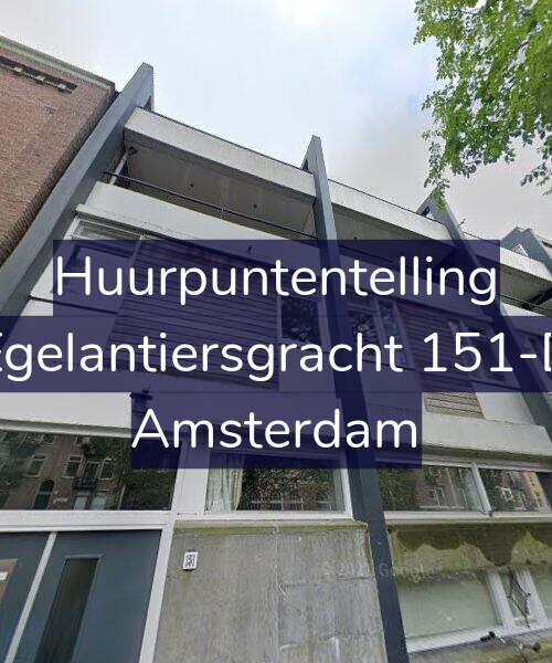 Foto gevel Huurpuntentelling voor Egelantiersgracht 151-D, Amsterdam