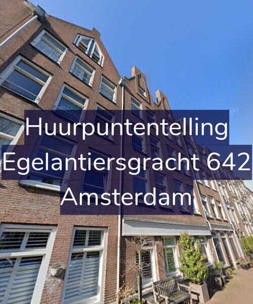 Foto gevel Huurpuntentelling voor Egelantiersgracht 642, Amsterdam