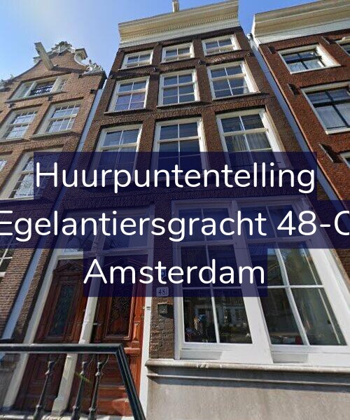 Foto gevel Huurpuntentelling voor Egelantiersgracht 48-C, Amsterdam