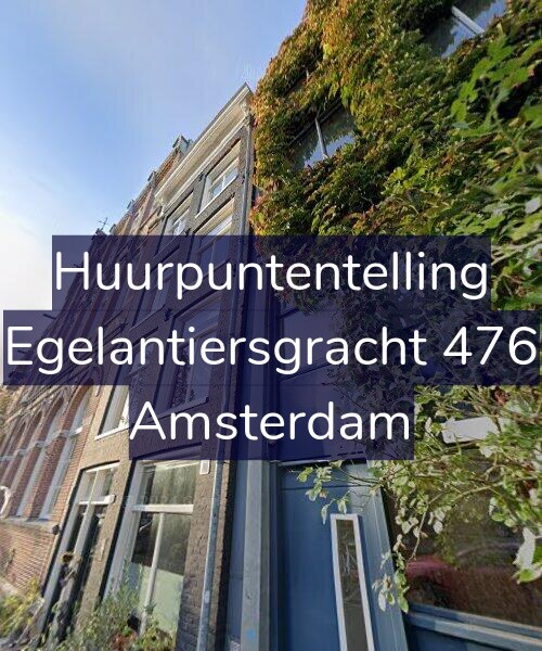 Foto gevel Huurpuntentelling voor Egelantiersgracht 476, Amsterdam