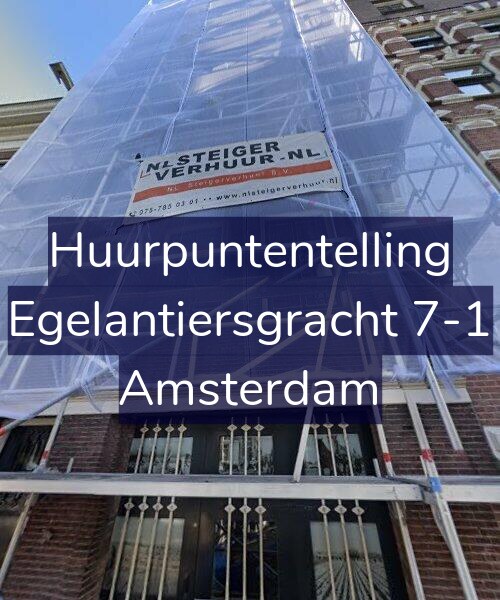 Foto gevel Huurpuntentelling voor Egelantiersgracht 7-1, Amsterdam