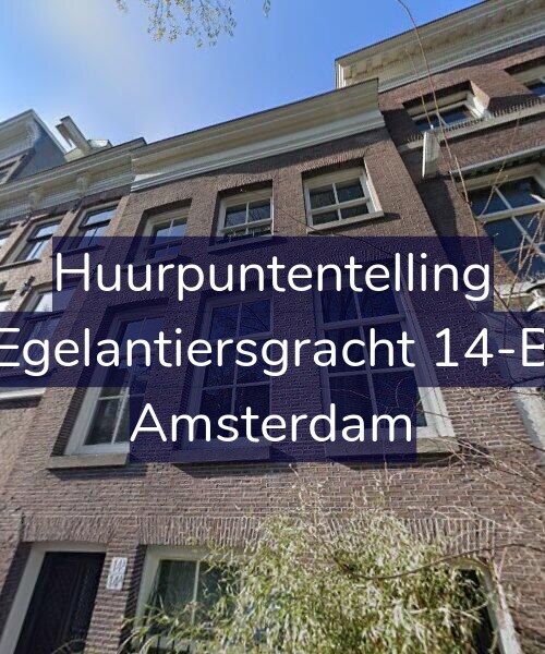 Foto gevel Huurpuntentelling voor Egelantiersgracht 14-B, Amsterdam