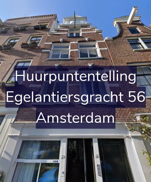 Foto gevel Huurpuntentelling voor Egelantiersgracht 56, Amsterdam