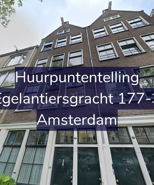 Foto gevel Huurpuntentelling voor Egelantiersgracht 177-3, Amsterdam