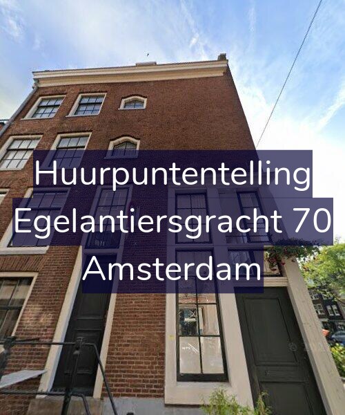 Foto gevel Huurpuntentelling voor Egelantiersgracht 70, Amsterdam
