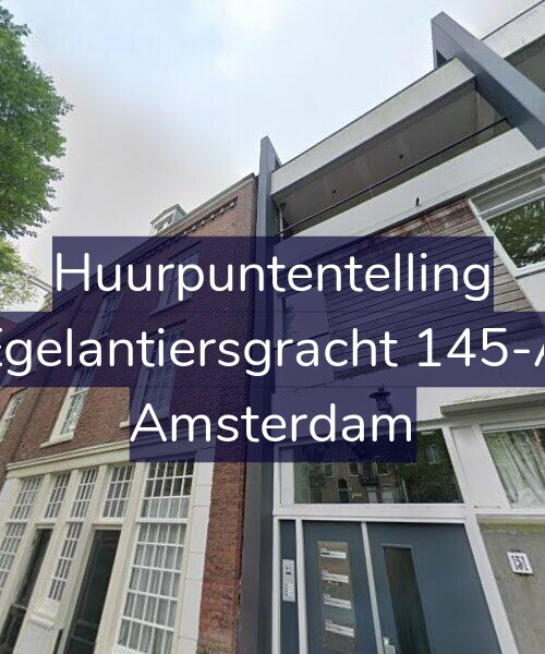 Foto gevel Huurpuntentelling voor Egelantiersgracht 145-A, Amsterdam