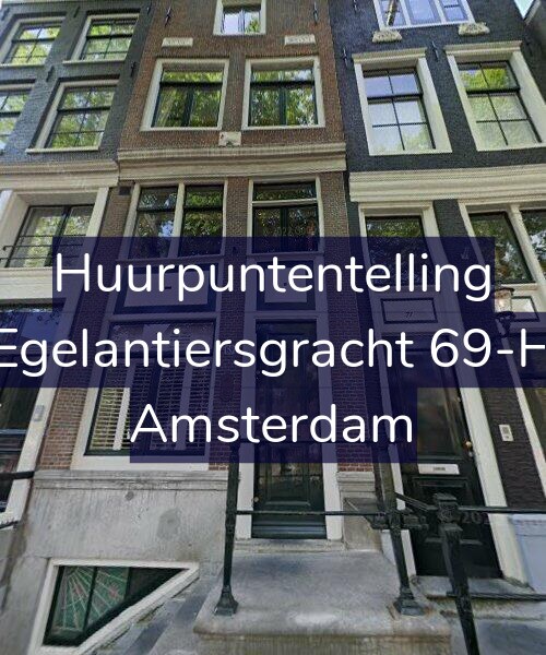 Foto gevel Huurpuntentelling voor Egelantiersgracht 69-H, Amsterdam