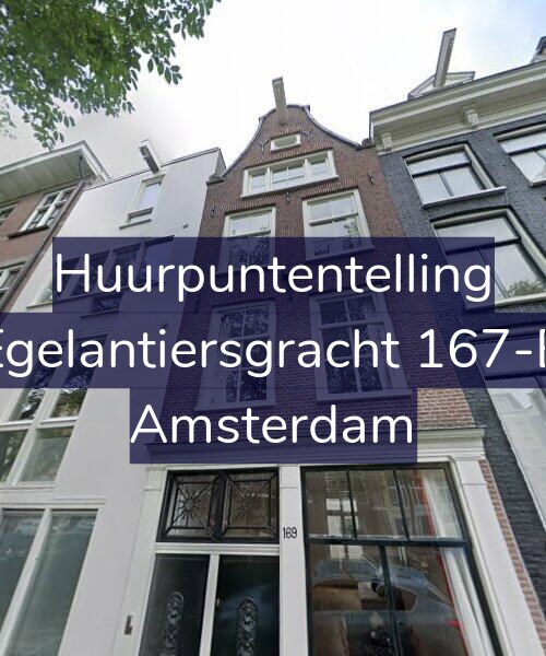 Foto gevel Huurpuntentelling voor Egelantiersgracht 167-B, Amsterdam