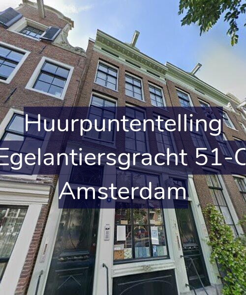 Foto gevel Huurpuntentelling voor Egelantiersgracht 51-C, Amsterdam