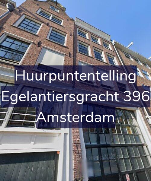 Foto gevel Huurpuntentelling voor Egelantiersgracht 396, Amsterdam