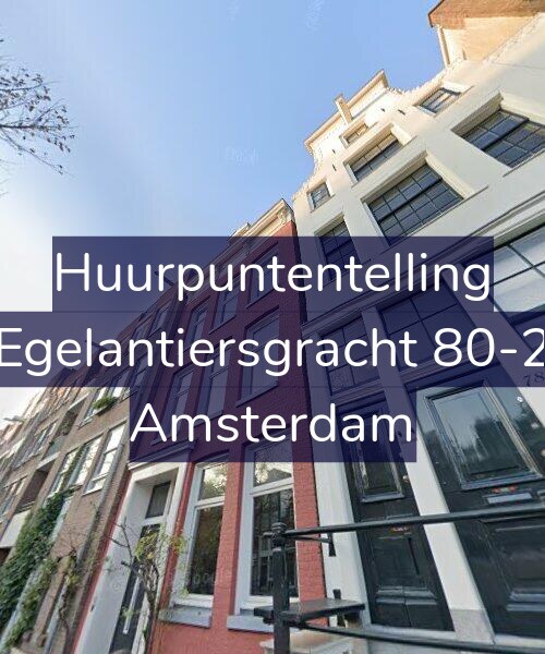 Foto gevel Huurpuntentelling voor Egelantiersgracht 80-2, Amsterdam