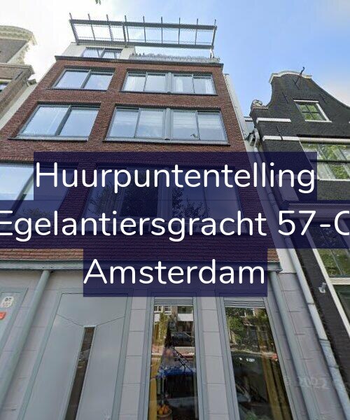 Foto gevel Huurpuntentelling voor Egelantiersgracht 57-C, Amsterdam
