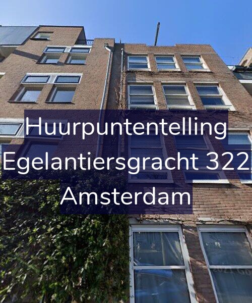 Foto gevel Huurpuntentelling voor Egelantiersgracht 322, Amsterdam