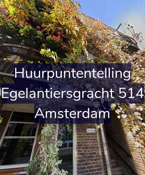 Foto gevel Huurpuntentelling voor Egelantiersgracht 514, Amsterdam