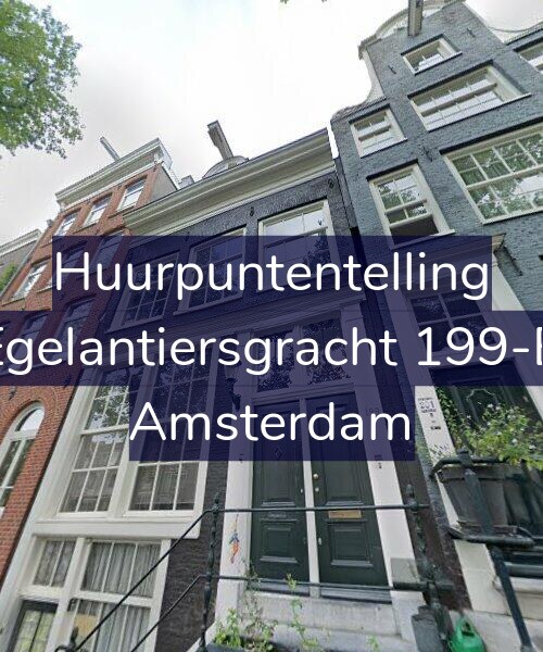 Foto gevel Huurpuntentelling voor Egelantiersgracht 199-B, Amsterdam